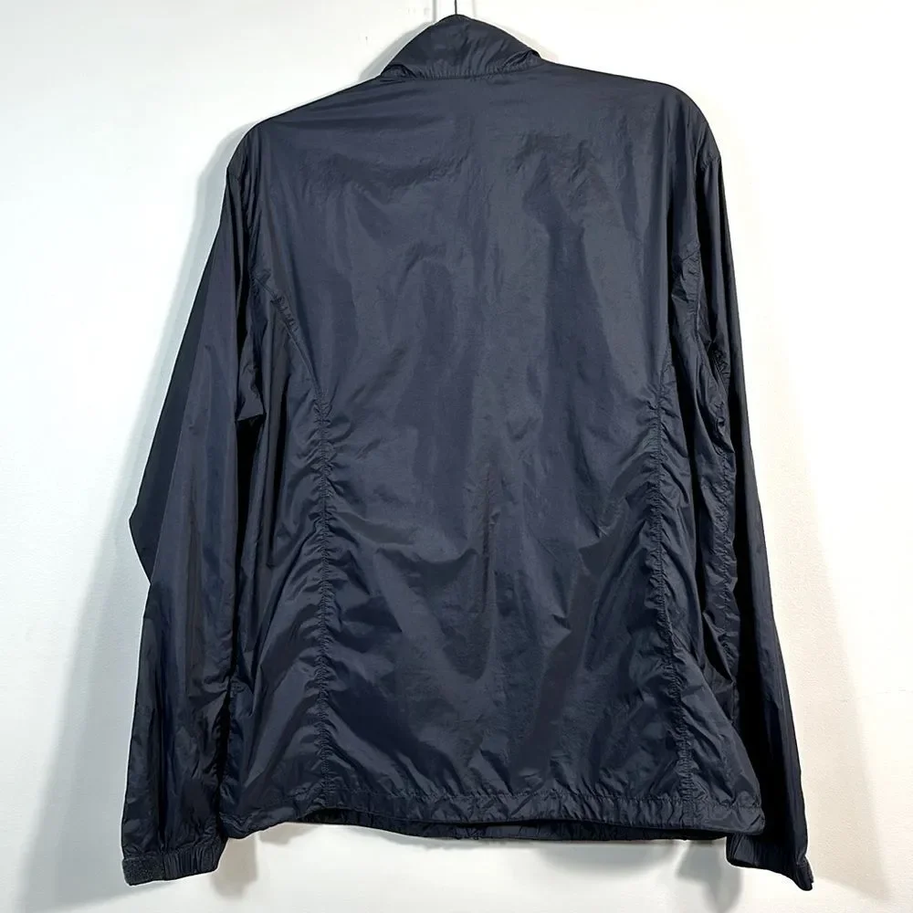Kolon Sport Navy Blue Windbreaker Jacket Coat Size Medium
